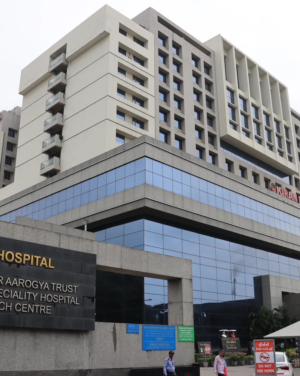 Kiran Multi-Superspeciality Hospital, Surat, where NRI patients are treated